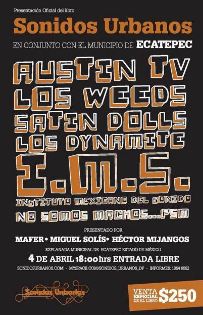 SONIDOS URBANOSEn Ecatepec, 
